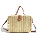 Bohemian Box Straw Bag