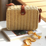 Bohemian Box Straw Bag