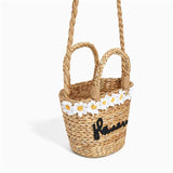 Flower Embroidery Bohemian Straw Bags