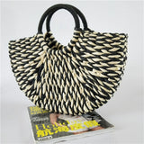 Round Bucket Straw Bag