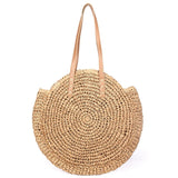 Natural Round Straw Bag