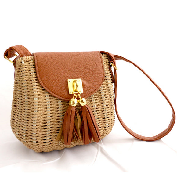 Durable Weave Straw Bag