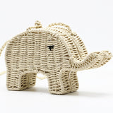 Elephant Straw Handbag