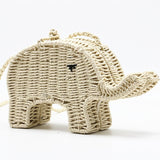 Elephant Straw Handbag