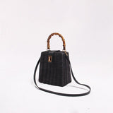 Rattan Leather Bag