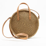 Round Hand-Woven Bag