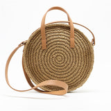 Round Hand-Woven Bag